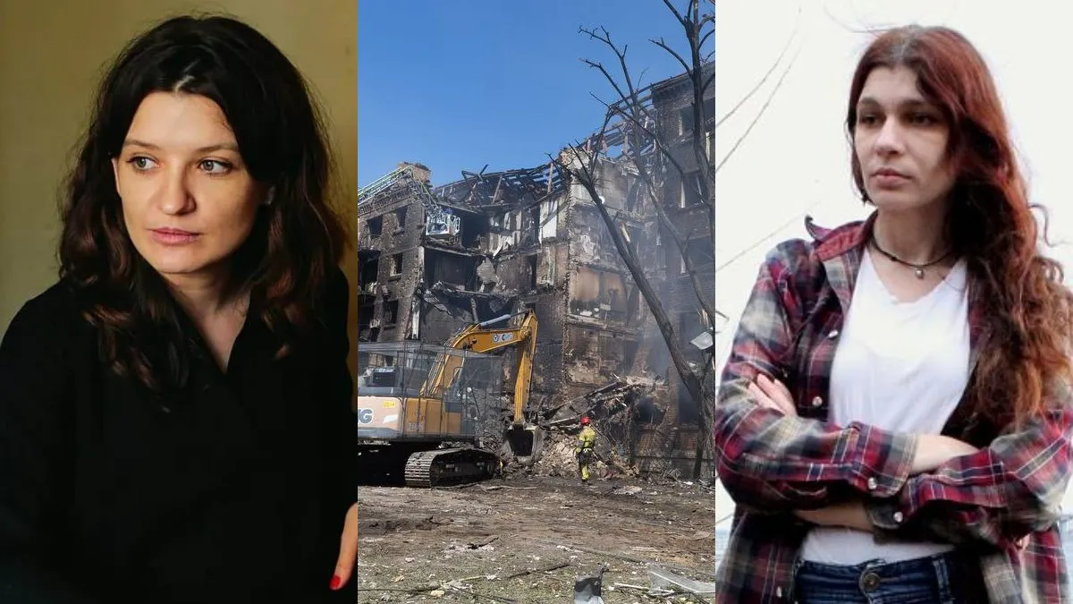 «Не кричатиму дітям»: письменниці Ірина Цілик і Олена Захарченко постраждали через атаку РФ на Київ