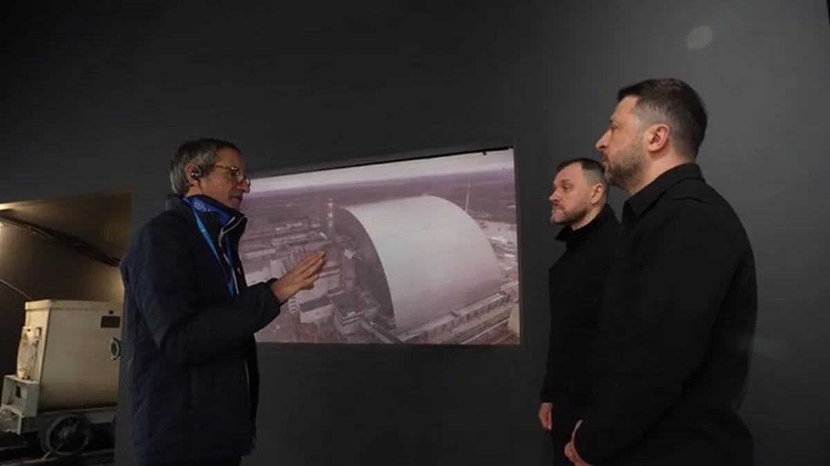 «Чорнобиль: люди і сенси»: Зеленський і гендиректор МАГАТЕ відкрили нову музейну експозицію в Києві