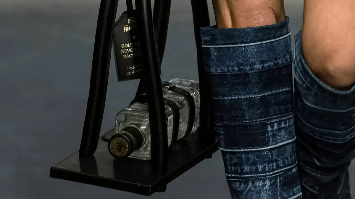 Nemiroff і Ksenia Schnaider створили сумку-тримач для горілки: як виглядає незвичний аксесуар