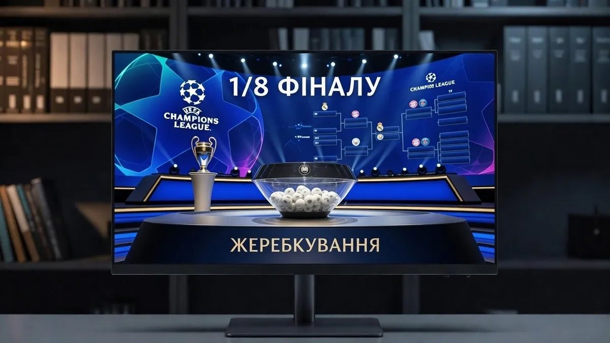 Результати жеребкування 1/8 фіналу Ліги чемпіонів: команди Забарного та Луніна отримали суперників