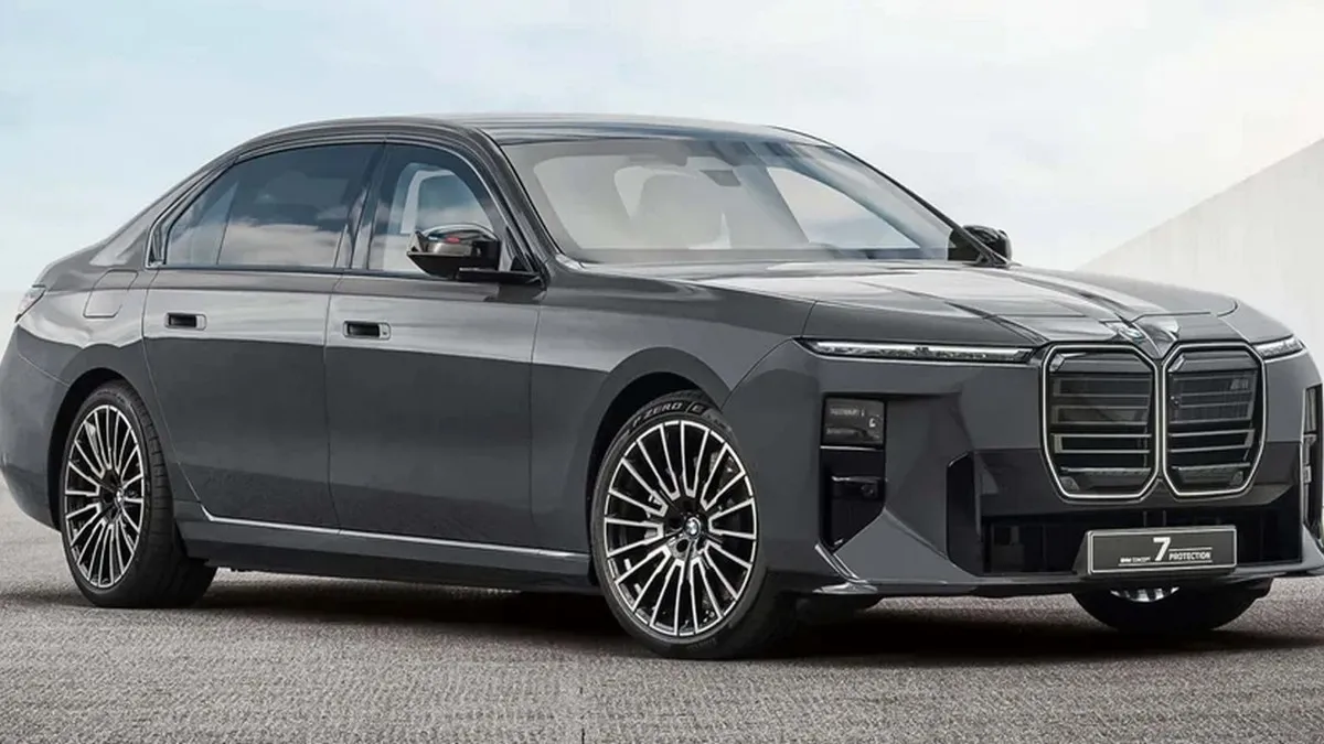 BMW показала броньований Concept 7 Protection: седан витримує постріли потужними патронами