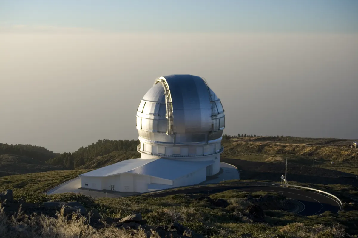 Телескоп Gran Telescopio Canarias. Фото: Вікіпедія 