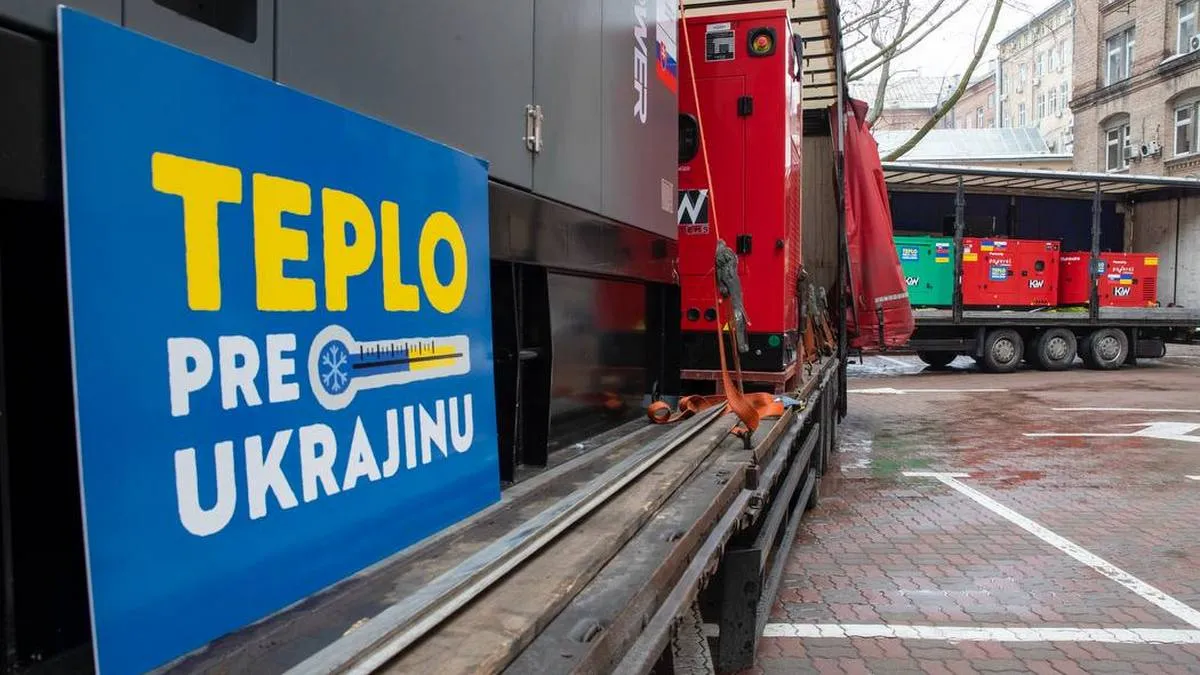 Київ отримав першу партію генераторів зі Словаччини: Віталій Кличко поділився фото та подробицями допомоги 