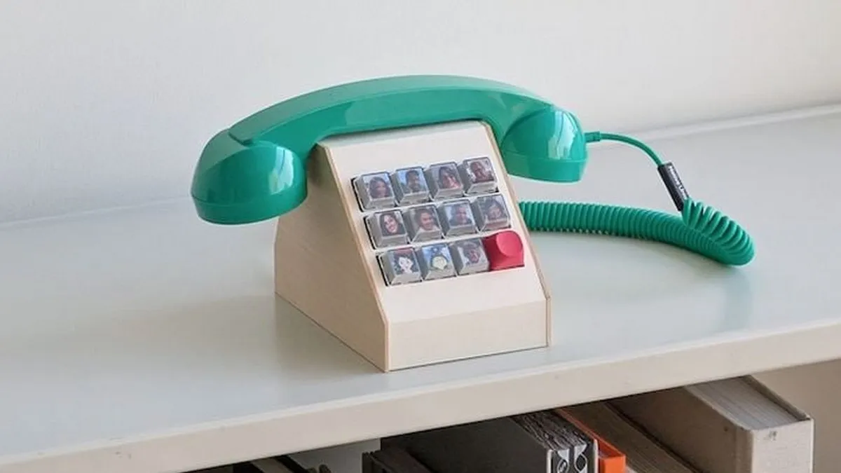 Лише слухавка і кілька кнопок з фото: дизайнер створив «наймиліший і найбезпечніший» телефон для своєї доньки