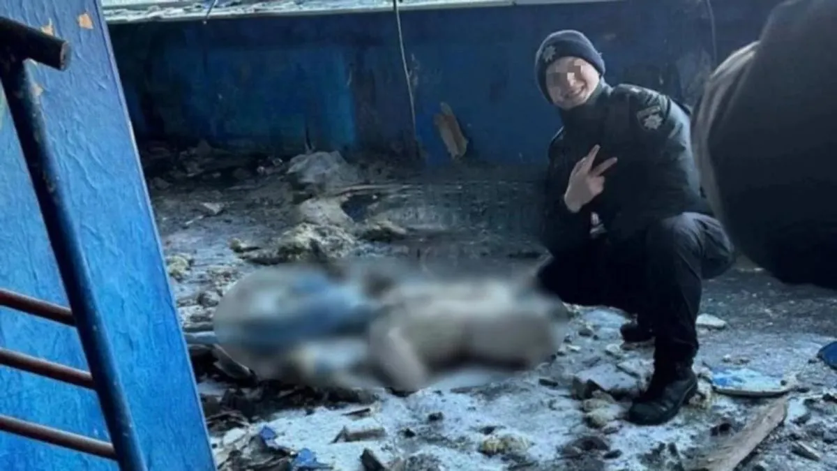 Курсант МВС з посмішкою сфотографувався біля тіла загиблої дівчини: подробиці скандалу в Дніпрі