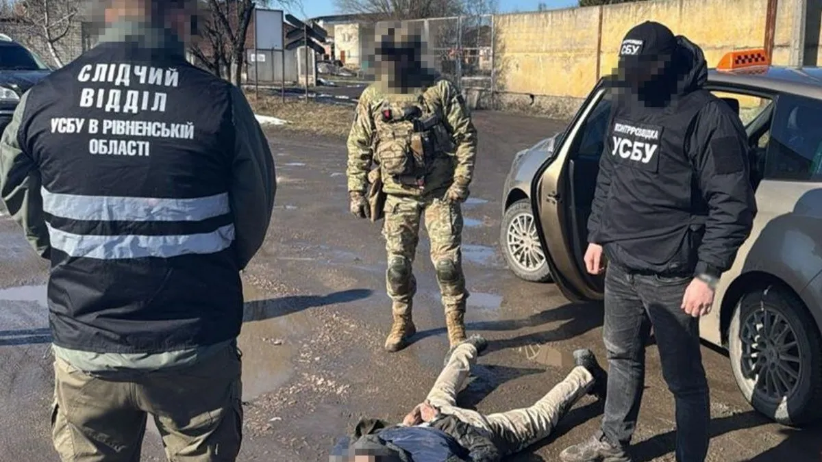 Коригував повітряні удари ворога: СБУ затримала агента російської розвідки на Рівненщині