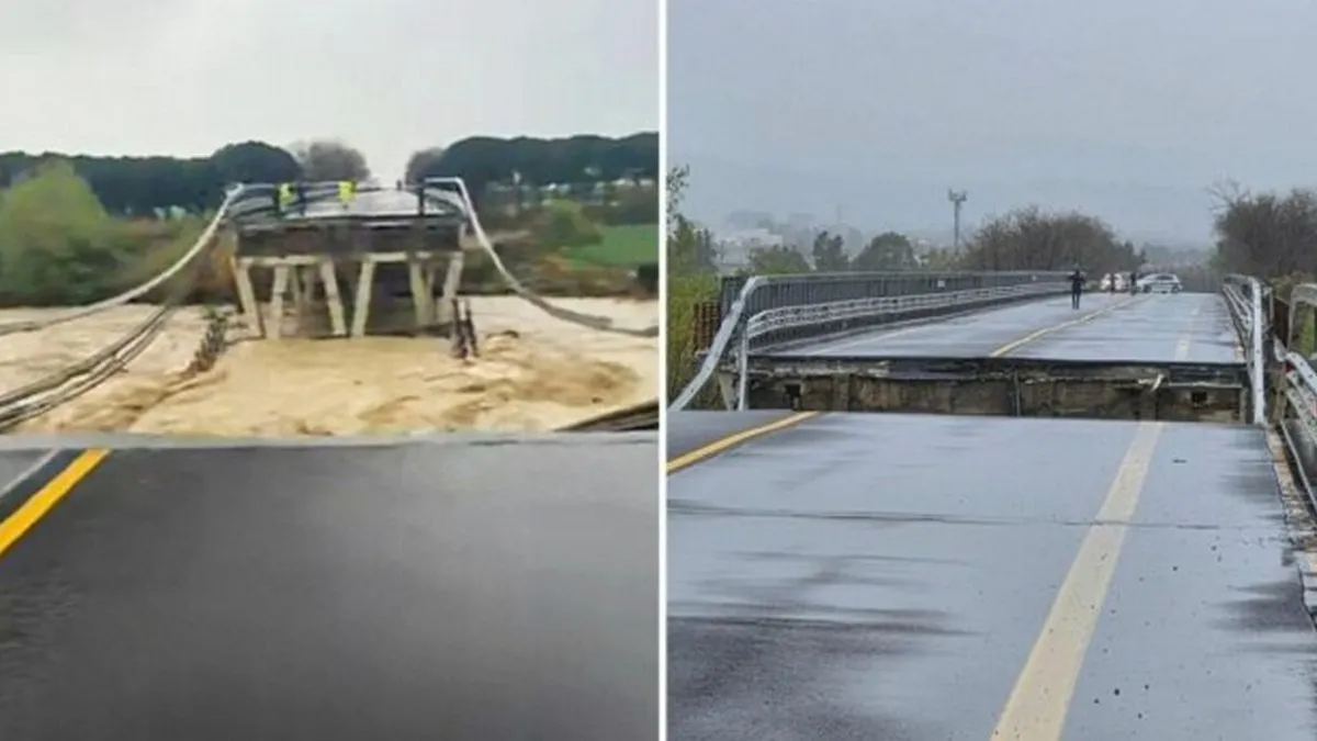 В Італії через негоду обвалився міст: є підтоплення та відрізані населені пункти