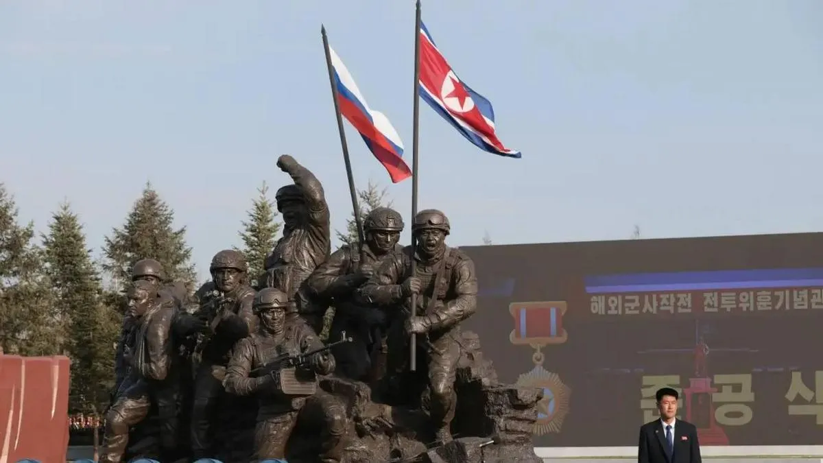 У КНДР відкрили меморіал військовим, які воювали на боці рф проти України: фото пам’ятника в Пхеньяні