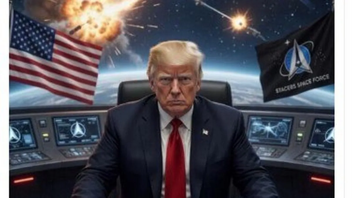 Зустріч з інопланетянами та бомбардування з космічного корабля: Трамп знову похизувався своїми навичками у ШІ