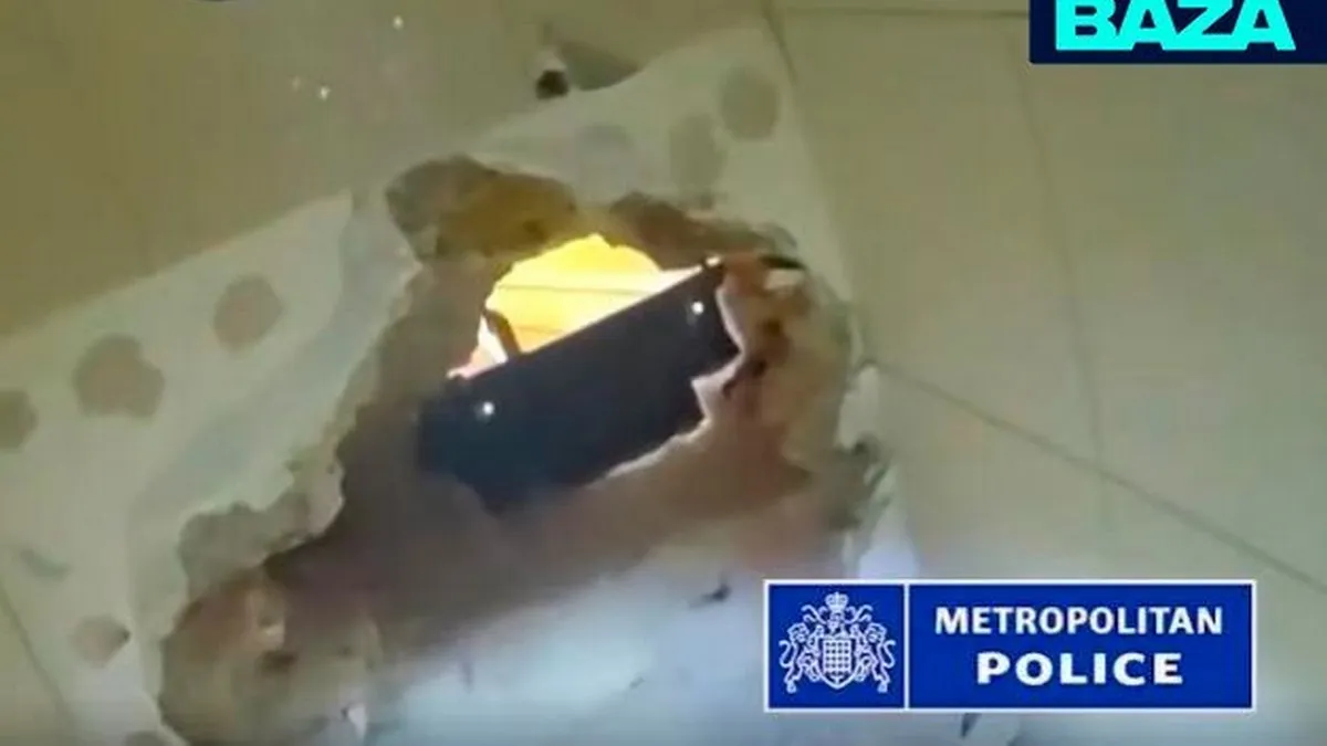 У Лондоні банда намагалася пограбувати ювелірний магазин через тунель із масажного салону: відео операції поліції