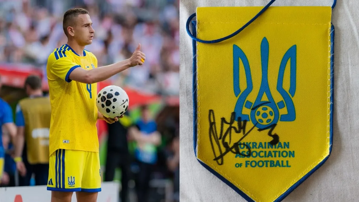 Воїн у шпиталі проспав візит гравців збірної України: футболіст лишив йому презент – фото щемливого моменту
