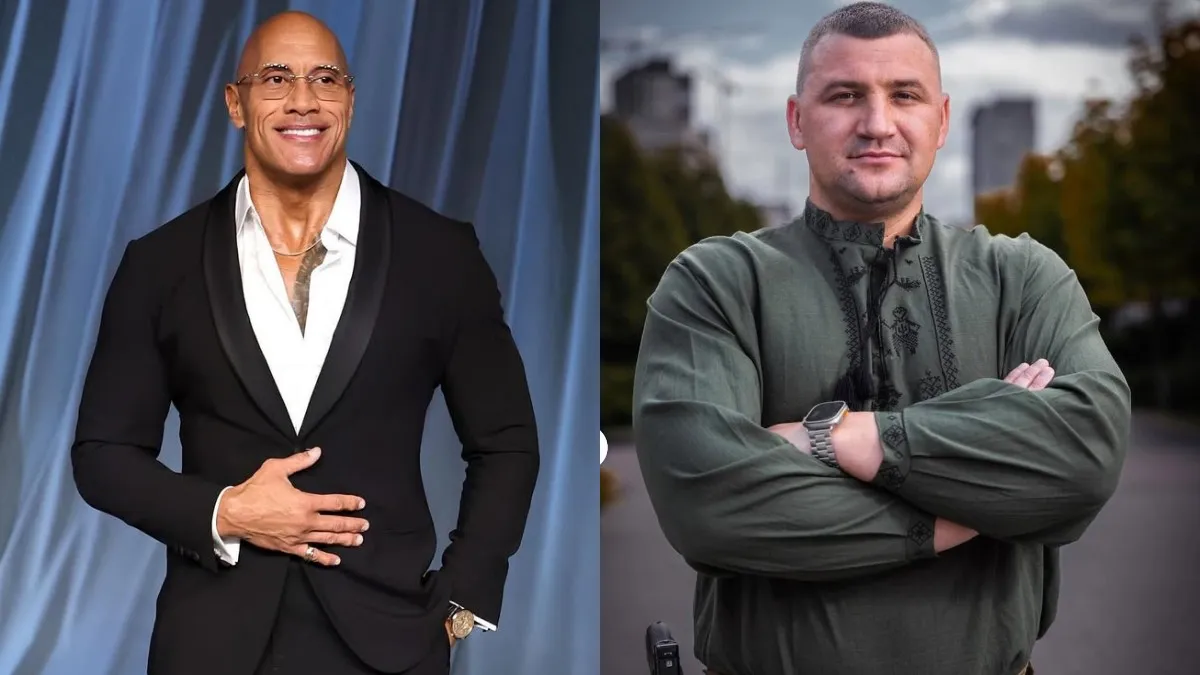 «Ти народжений, щоб вести людей за собою»: актор Дуейн Джонсон звернувся до українського військового 