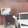 Під час зарядки авто: в Одесі загорілася електрозарядна станція - шокуюче відео