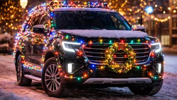 Святкові гірлянди на авто в Україні можуть коштувати штрафу: скільки платити і як уникнути порушень