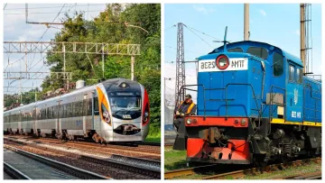 Зіткнення потягів на Вінниччині: тепловоз приватного кар’єру врізався в пасажирський «Інтерсіті+»