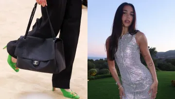Сумка Дуа Ліпи задала новий тренд у моді: зірка комбінує аксесуар від Chanel з різними образами
