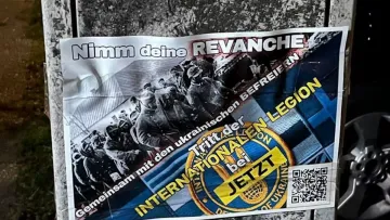 У Берліні з’явилися загадкові листівки із закликами воювати за Україну: хто за цим стоїть