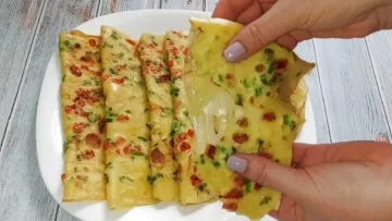 Ніжні яєчні млинці з сиром: швидкий рецепт десерту без зайвих калорій