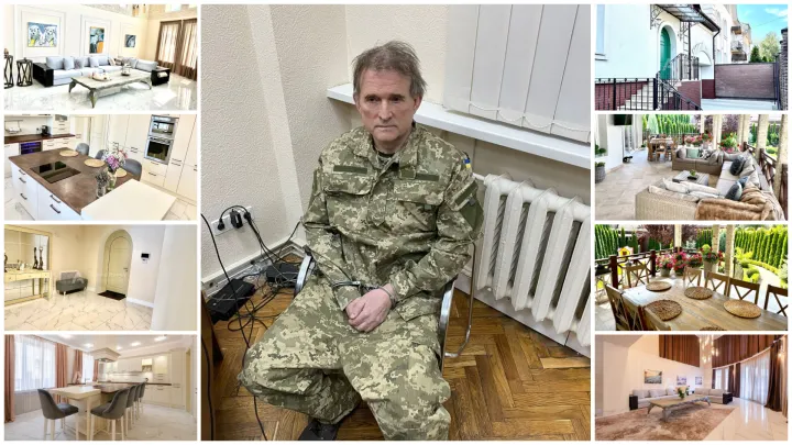 Майже пів мільйона за місяць: як виглядає розкішний будинок, де переховувався Медведчук у Києві