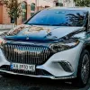 Майже дев’ять мільйонів гривень: у Києві помітили електричний кросовер Maybach з ексклюзивними дисками
