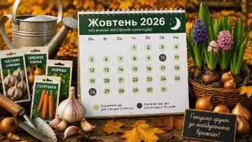 Не пропустіть ці дати: місячний посівний календар на жовтень 2026