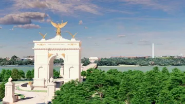 Перетворити заплановану тріумфальну арку у Вашингтоні на військовий комплекс: Трамп поділився новими планами