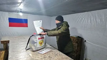 Озброєнні військові та силовики: відео, як в окупації проводять вибори до Держдуми РФ 