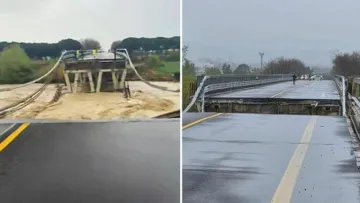 В Італії через негоду обвалився міст: є підтоплення та відрізані населені пункти