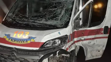 Росіяни порушили великоднє перемир’я: ворожий дрон атакував медичний автомобіль на Сумщині