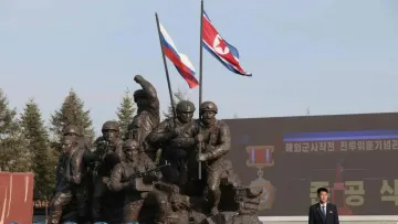 У КНДР відкрили меморіал військовим, які воювали на боці рф проти України: фото пам’ятника в Пхеньяні