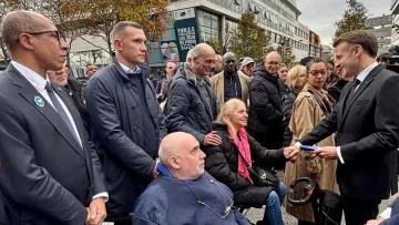 Шевченко і Макрон відвідали захід у Франції: що робив легенда футболу із президентом – фото