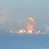 ГУР уразило корабель Чорноморського флоту Росії, вартість якого 60 мільйонів доларів: відео успішного влучання