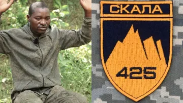 Воїни 425-го полку «Скеля» взяли в полон екзотичного ворога: африканець їхав у росію не воювати