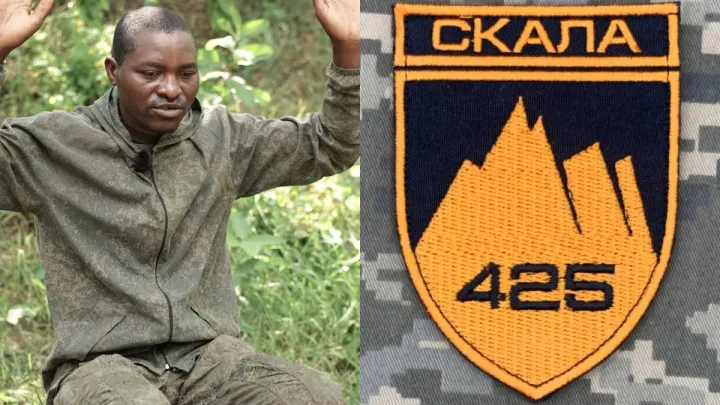 Воїни 425-го полку «Скеля» взяли в полон екзотичного ворога: африканець їхав у росію не воювати