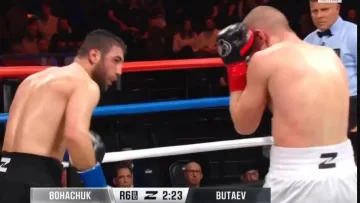 Скандальний символ на шортах Гвоздика і Богачука: українські боксери вийшли з літерою Z у Лас-Вегасі