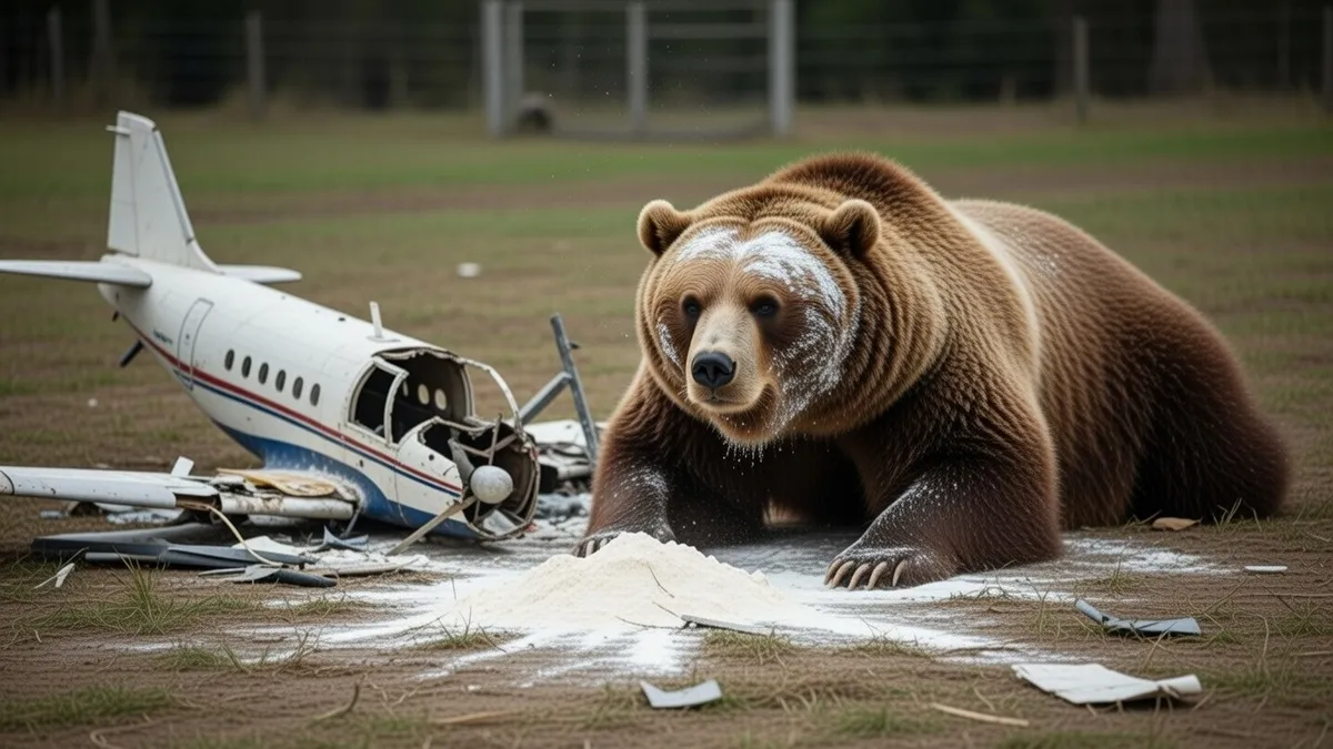 «Кокаїновий ведмідь» не вигадка: звір з’їв 40 кг наркотику та помер від крововиливу у мозок