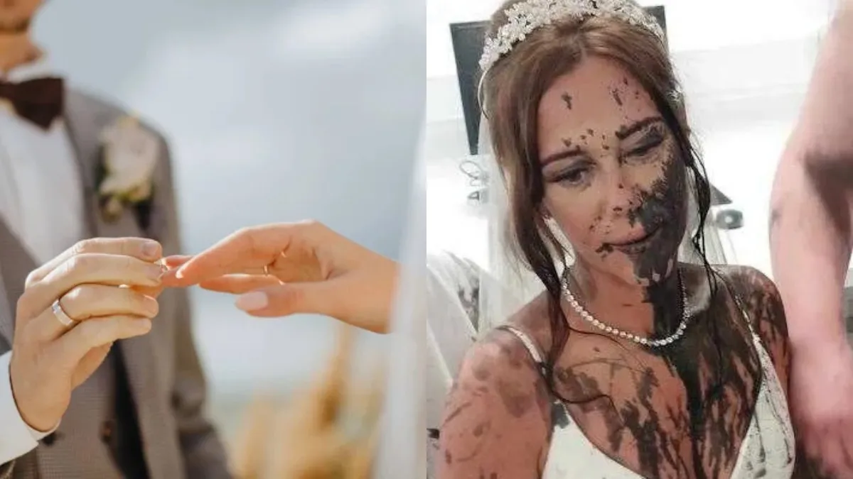 Біла сукня стала чорною: шалена родичка нареченої зіпсувала весілля мстивим вчинком