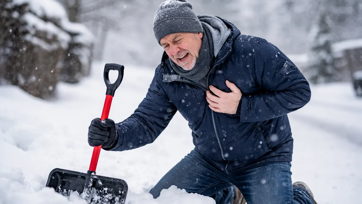 Чому лопата взимку небезпечніша за біг: прибирання снігу може вбити – лікарі попередили про смертельний ризик